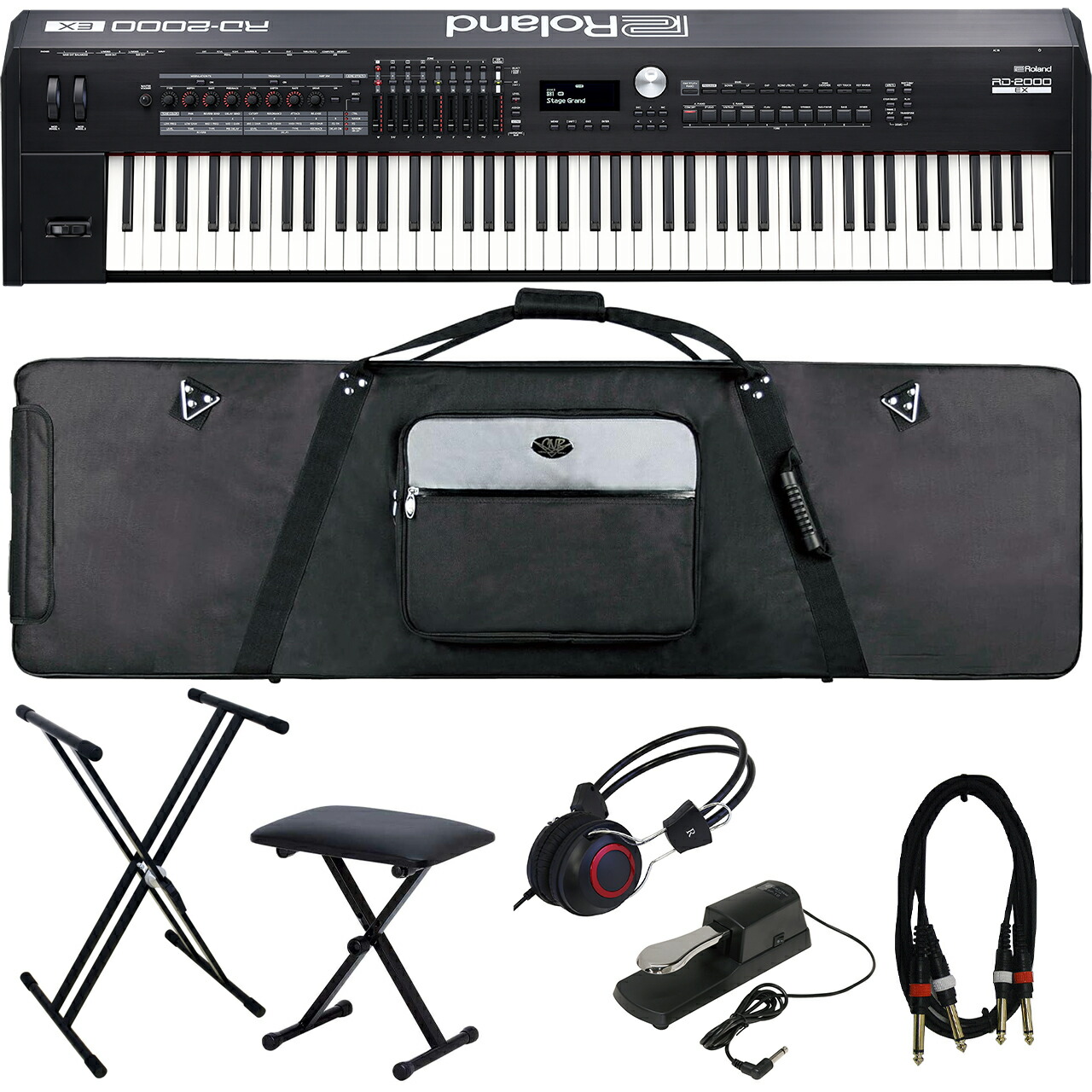 楽天市場】Roland ローランド RD-2000EX ピアノ演奏セット ステージ