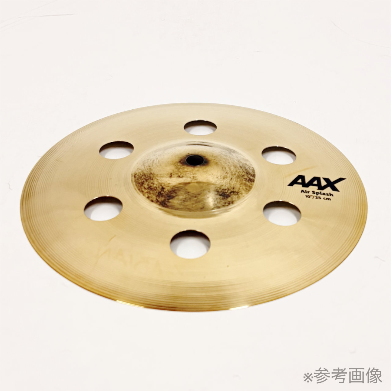 SABIAN セイビアン AAX AIR SPLASH AAX-10ASP-B【AAX-10ASP-B】【在庫有り 】 シンバル スプラッシュ 穴あき｜ワタナベ楽器　ＳＨＯＰ