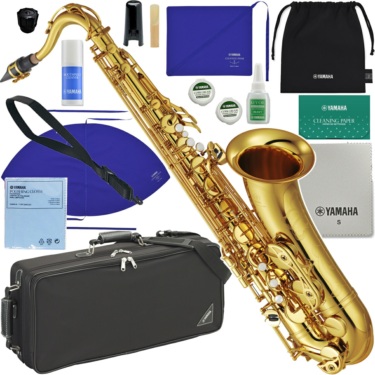 YAMAHA テナーサックス　YTS-62　ゴールドラッカー (専用ケース付き) Amazon | YAMAHA ヤマハ テナーサックス YTS-62 | サックス | 楽器