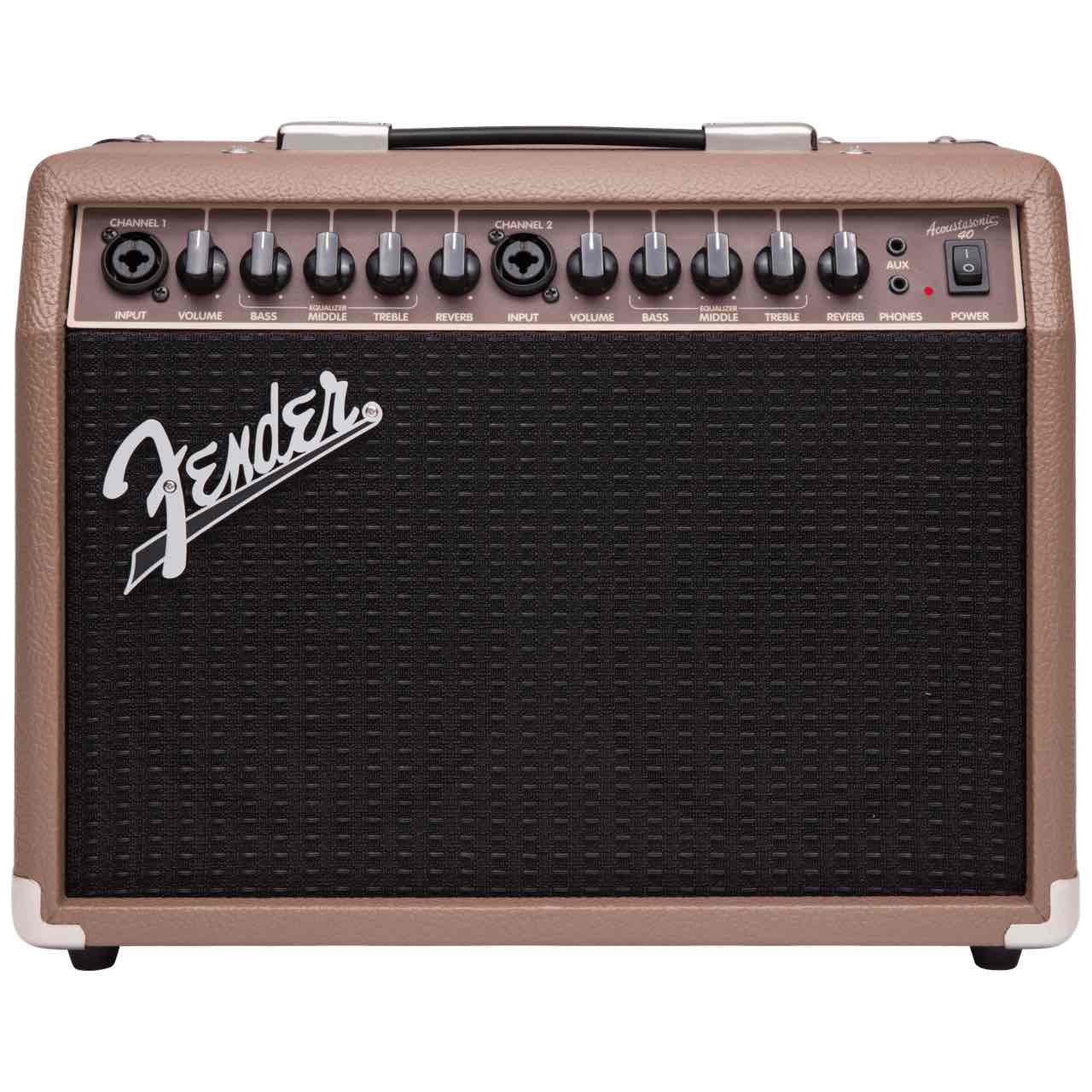 Fender フェンダー Acoustasonic 40 アンプ アコギ 自宅 練習 リバーブ イコライザー