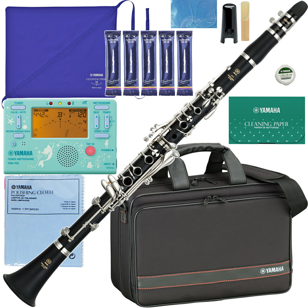 楽天市場】YAMAHA YCL-255 ヤマハ B♭ クラリネット お手入れセット