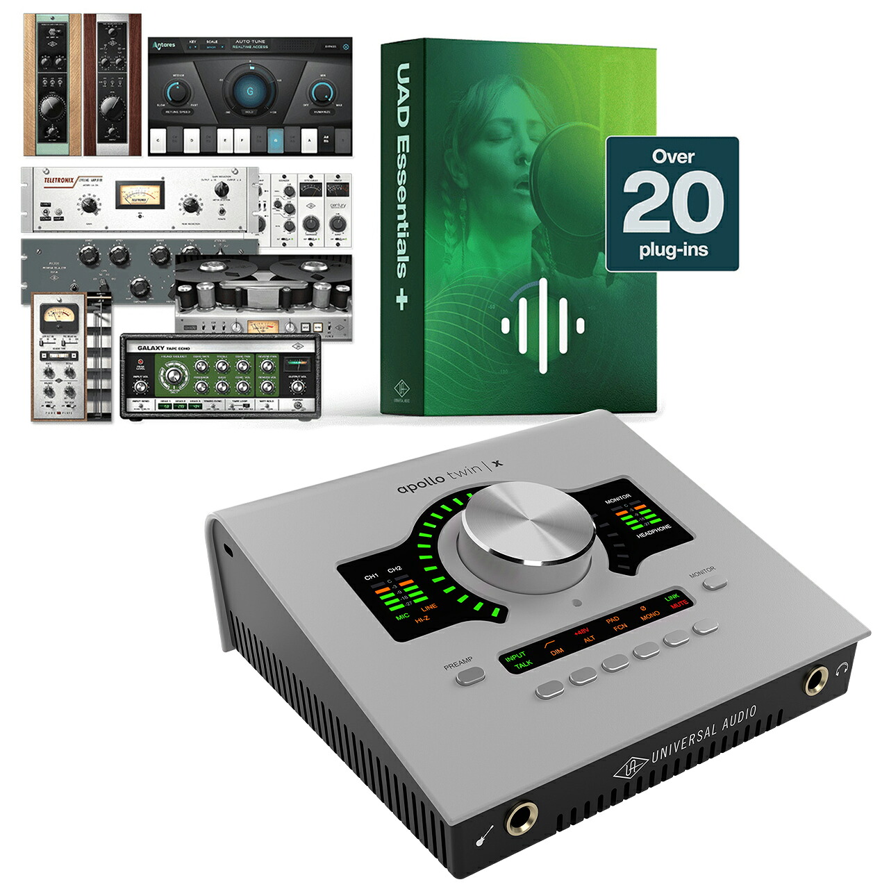 Universal Audio ユニバーサル オーディオ Apollo Twin X QUAD | Gen 2 Essentials+ Edition|ワタナベ楽器 SHOP