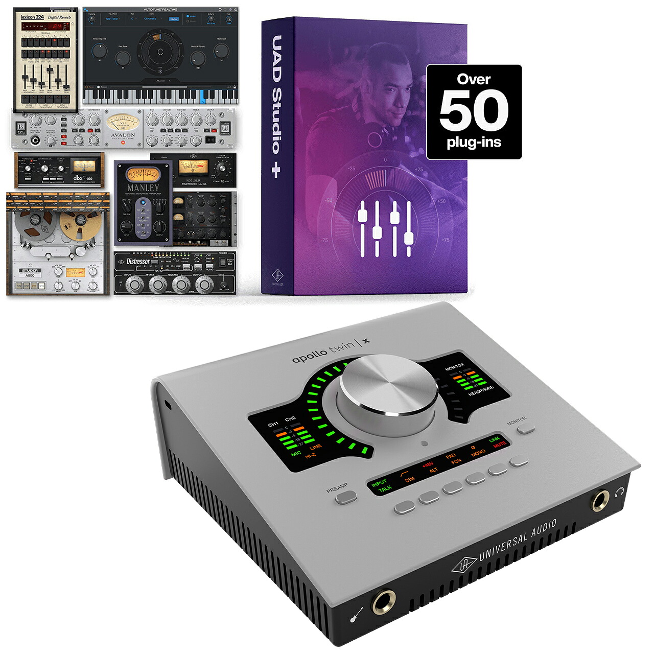Universal Audio ユニバーサル オーディオ Apollo Twin X QUAD | Gen 2 Studio+ Edition