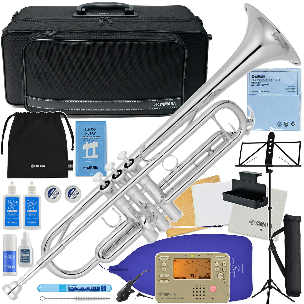 楽天市場】YAMAHA ヤマハ YTR-2330S トランペット 正規品 銀メッキ