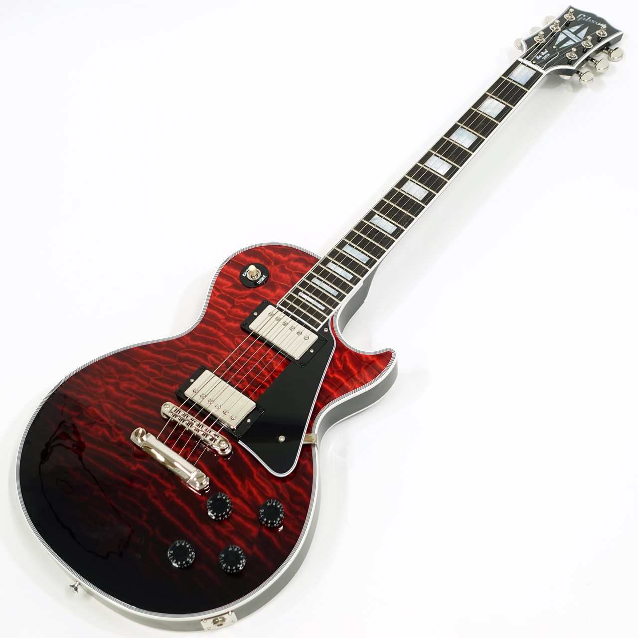 Gibson Custom Shop Les Paul Custom Quilt Dark Rogue Fade Gloss Ebony Fingerboard カスタムショップ レスポー カスタム 現地選定品 CS503304|ワタナベ楽器 SHOP