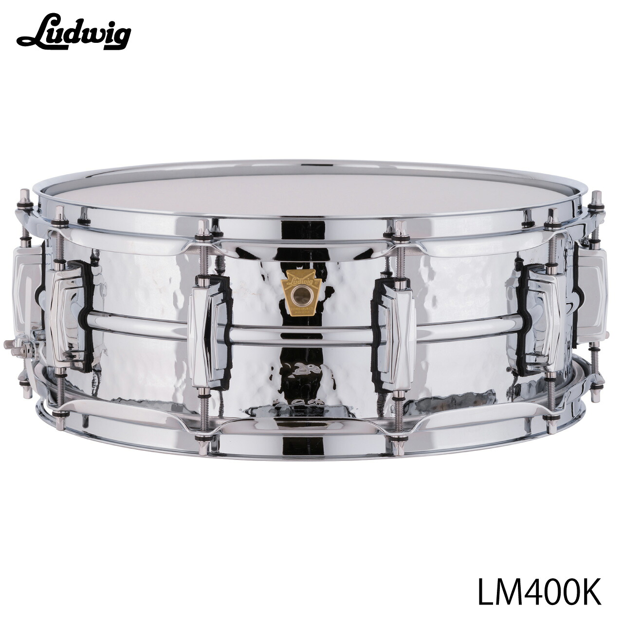 LUDWIG ラディック LM400K スープラフォニック ハンマード インペリアルラグ 5インチ【LM400K】 アルミシェル ドラム スネア｜ワタナベ楽器　ＳＨＯＰ