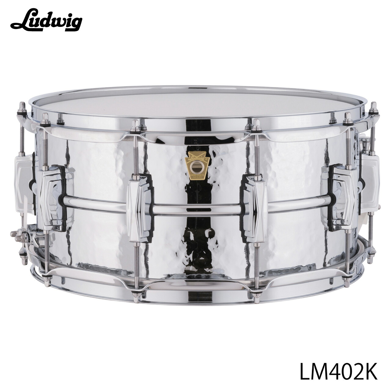 LUDWIG ラディック LM402K スープラフォニック ハンマード インペリアルラグ 6.5インチ【LM402K】 アルミシェル ドラム スネア|ワタナベ楽器 SHOP