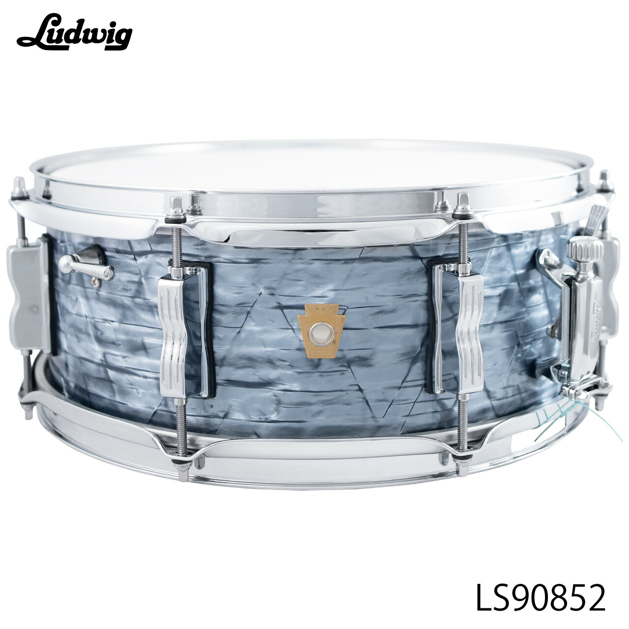 LUDWIG ラディック LS90852 Sky Blue Pearl ジャズフェスト【LS90852】 木胴 ポプラ マホガニー ドラム スネア|ワタナベ楽器 SHOP