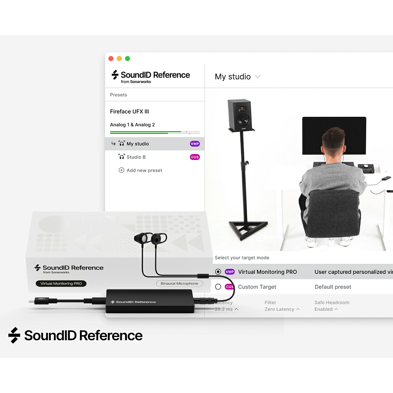 Sonarworks ソナーワークス SoundID Reference Virtual Monitoring 新規購入ライセンス(マイク付き) SW5VMPE DAW ヘッドホン補正|ワタナベ楽器 SHOP