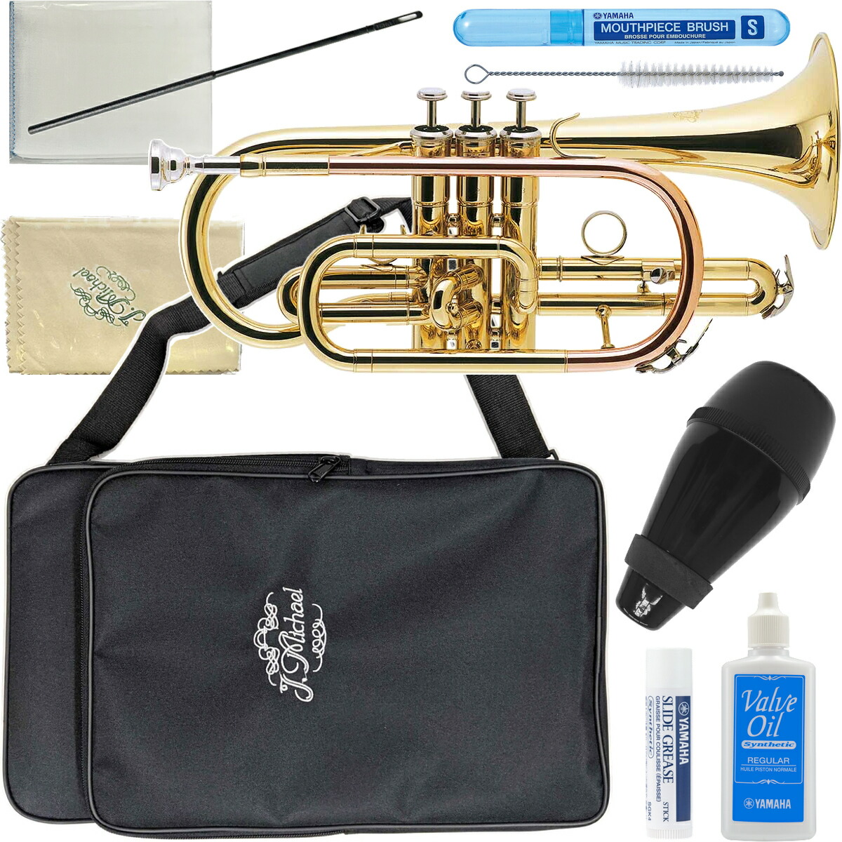 楽天市場】【3年保証】コルネット 初心者 セット J.Michael CT-420 B