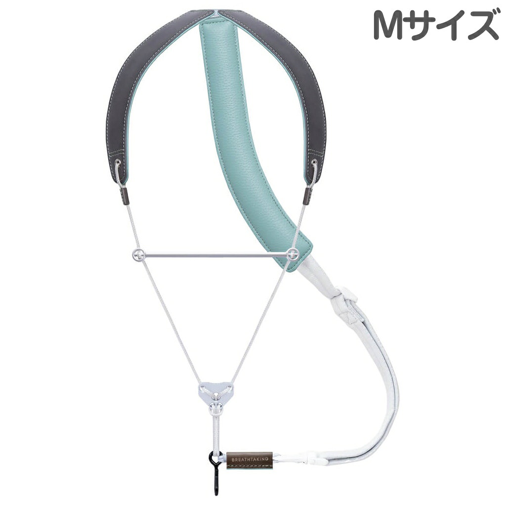 BREATHTAKING ブレステイキング 2026年限定 グレーと薄荷 はっか GRAY Mサイズ ライザプレミアムII-R サックスストラップ　以下対応不可 北海道 沖縄 離島 代引き