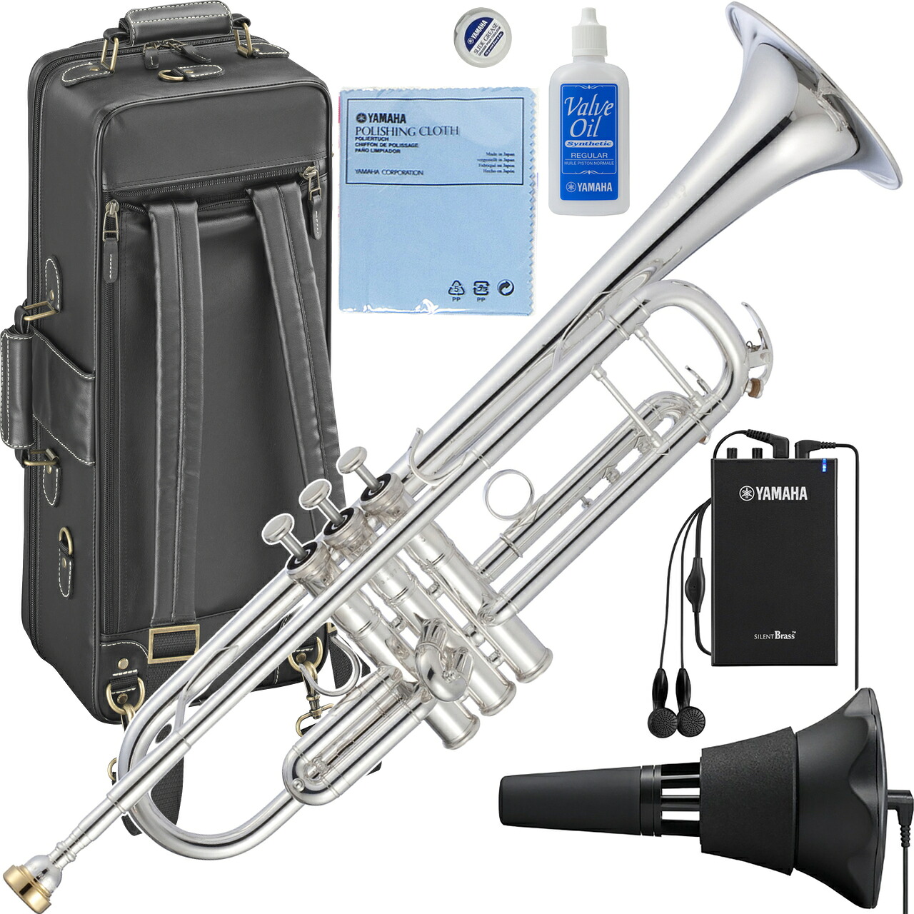 YAMAHA ヤマハ 5年保証サービス対象 YTR-8335WS トランペット 銀メッキ シルバー B♭ Trumpets Xeno custom セットG　以下対応不可 北海道 沖縄 離島 代引き