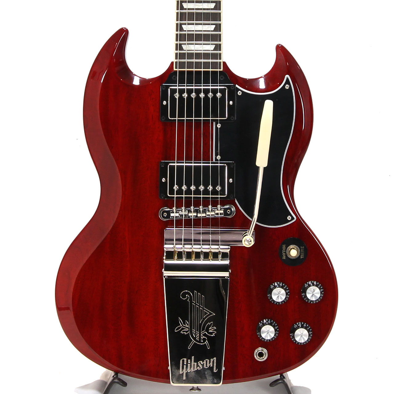 楽天市場】Gibson SG Standard 61 Maestro Vibrola Vintage Cherry