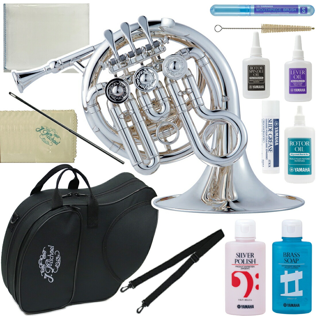 楽天市場】J Michael Jマイケル PFH-550S ポケットホルン 銀メッキ