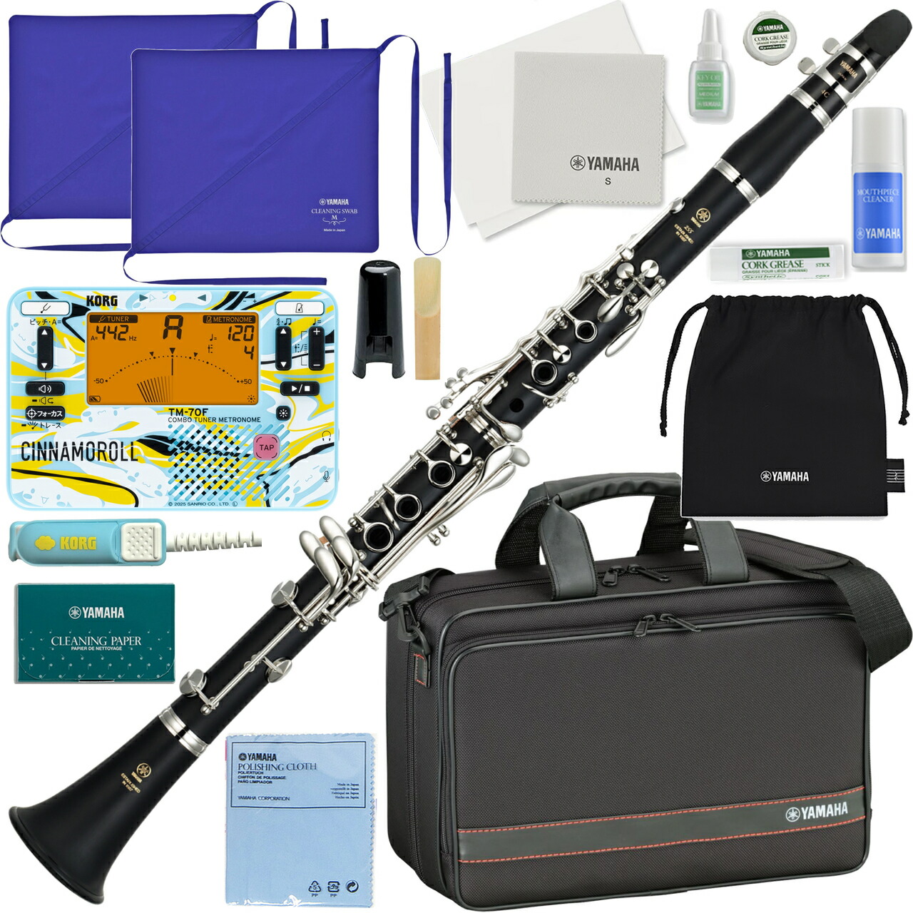 YAMAHA ヤマハ 安心5年サポート対象 YCL-255 B♭ クラリネット 樹脂製 Clarinet セットA　以下対応不可 北海道 沖縄 離島 代引き