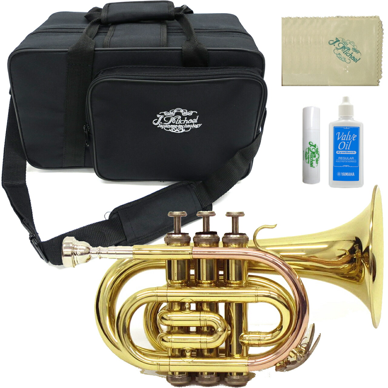 楽天市場】J.Michael TR-400PSL ポケットトランペット セット