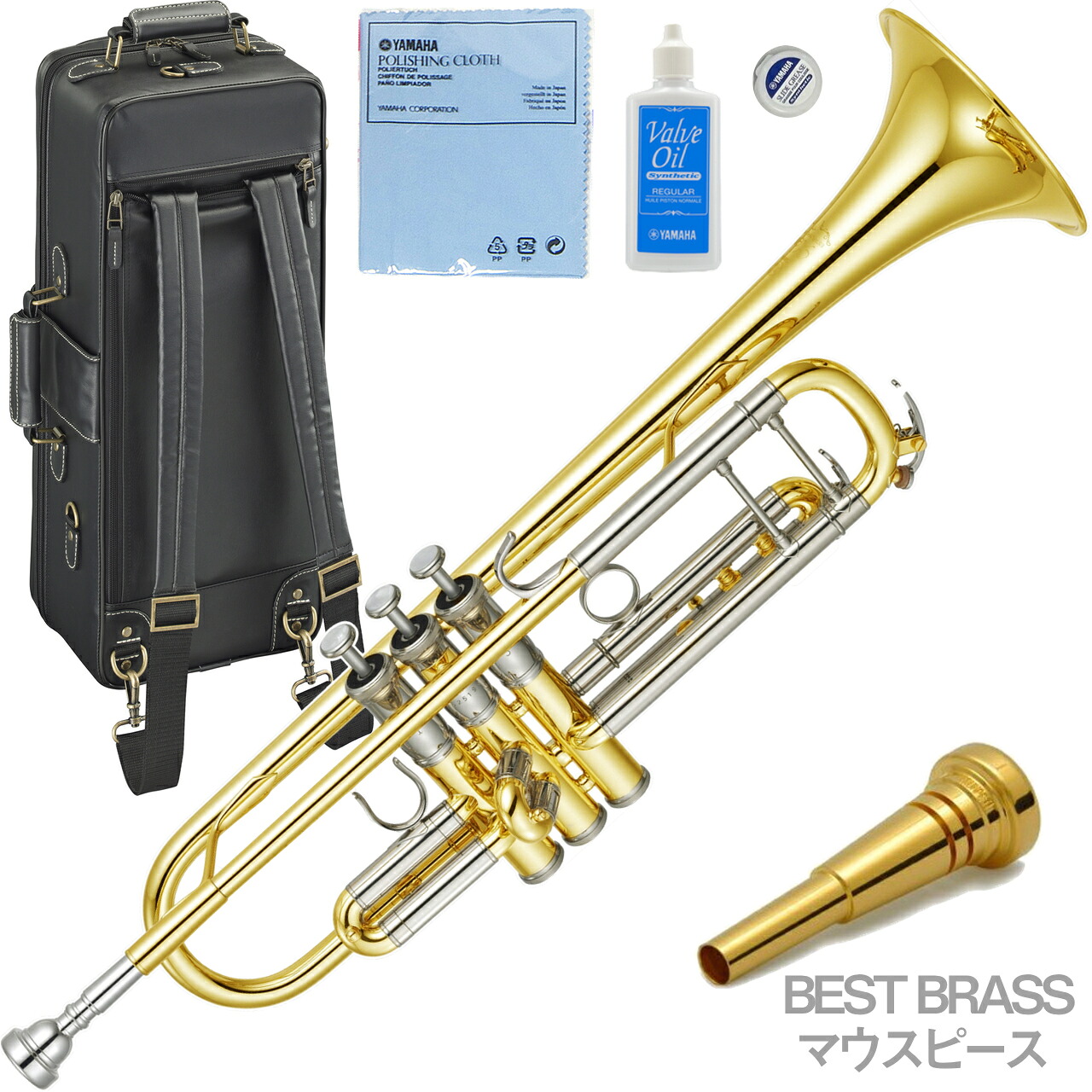 YAMAHA ヤマハ 5年保証サービス対象 YTR-8335 トランペット B♭ ゼノ ゴールド カスタム セットA　以下対応不可 北海道 沖縄 離島 代引き｜ワタナベ楽器　ＳＨＯＰ