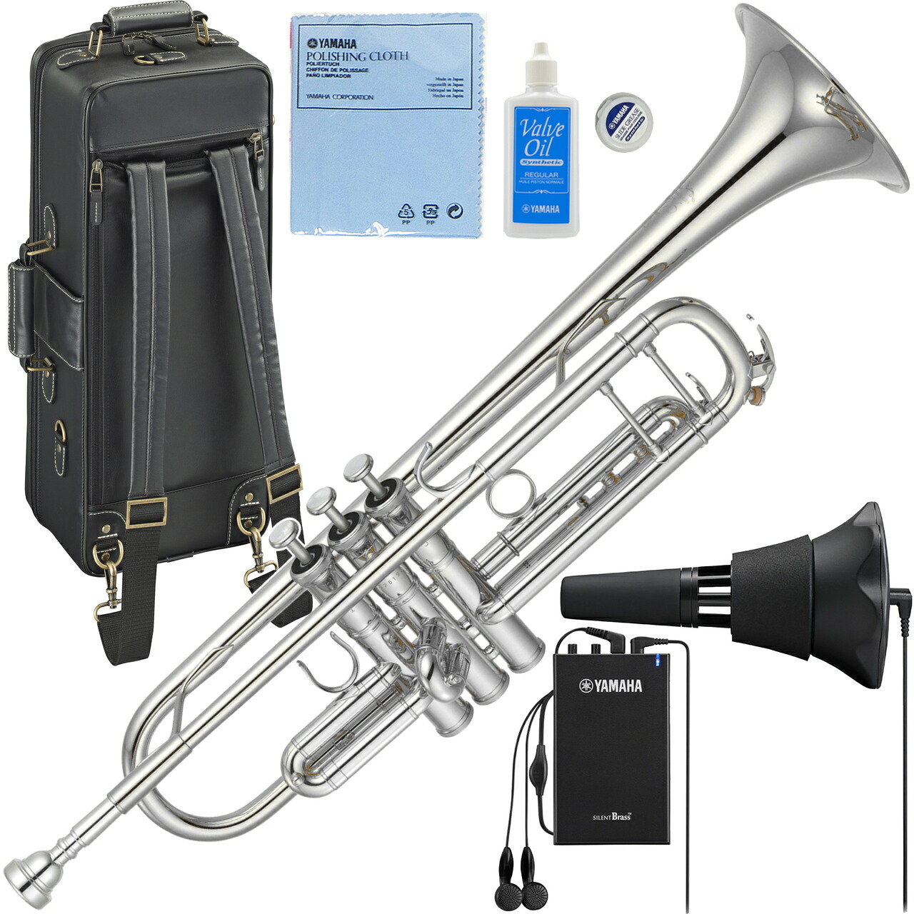 YAMAHA ヤマハ 5年保証対象 YTR-8335GS トランペット ゼノ ゴールドブラス 銀メッキ B♭ Trumpets custom Xeno セットB　以下対応不可 北海道 沖縄 離島 代引き｜ワタナベ楽器　ＳＨＯＰ
