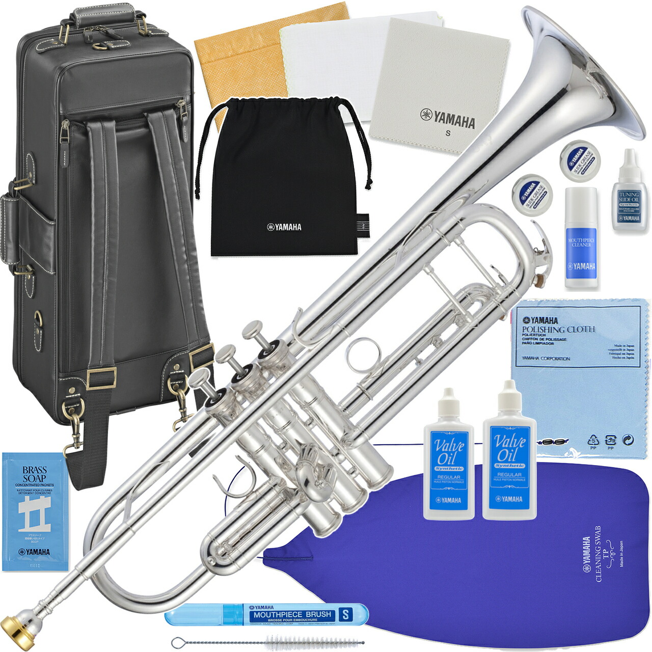 YAMAHA ヤマハ 5年保証サービス対象 YTR-8335WS トランペット 銀メッキ シルバー B♭ Trumpets Xeno custom セットF 以下対応不可 北海道 沖縄 離島 代引き|ワタナベ楽器 SHOP