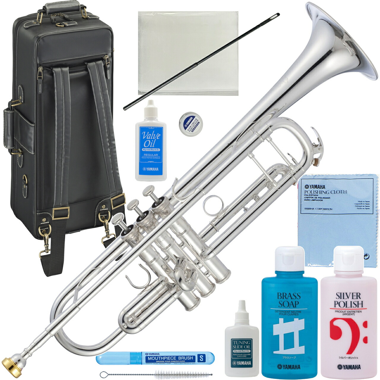 YAMAHA ヤマハ 5年保証サービス対象 YTR-8335WS トランペット Xeno 銀メッキ B♭ Trumpets custom セットK　以下対応不可 北海道 沖縄 離島 代引き
