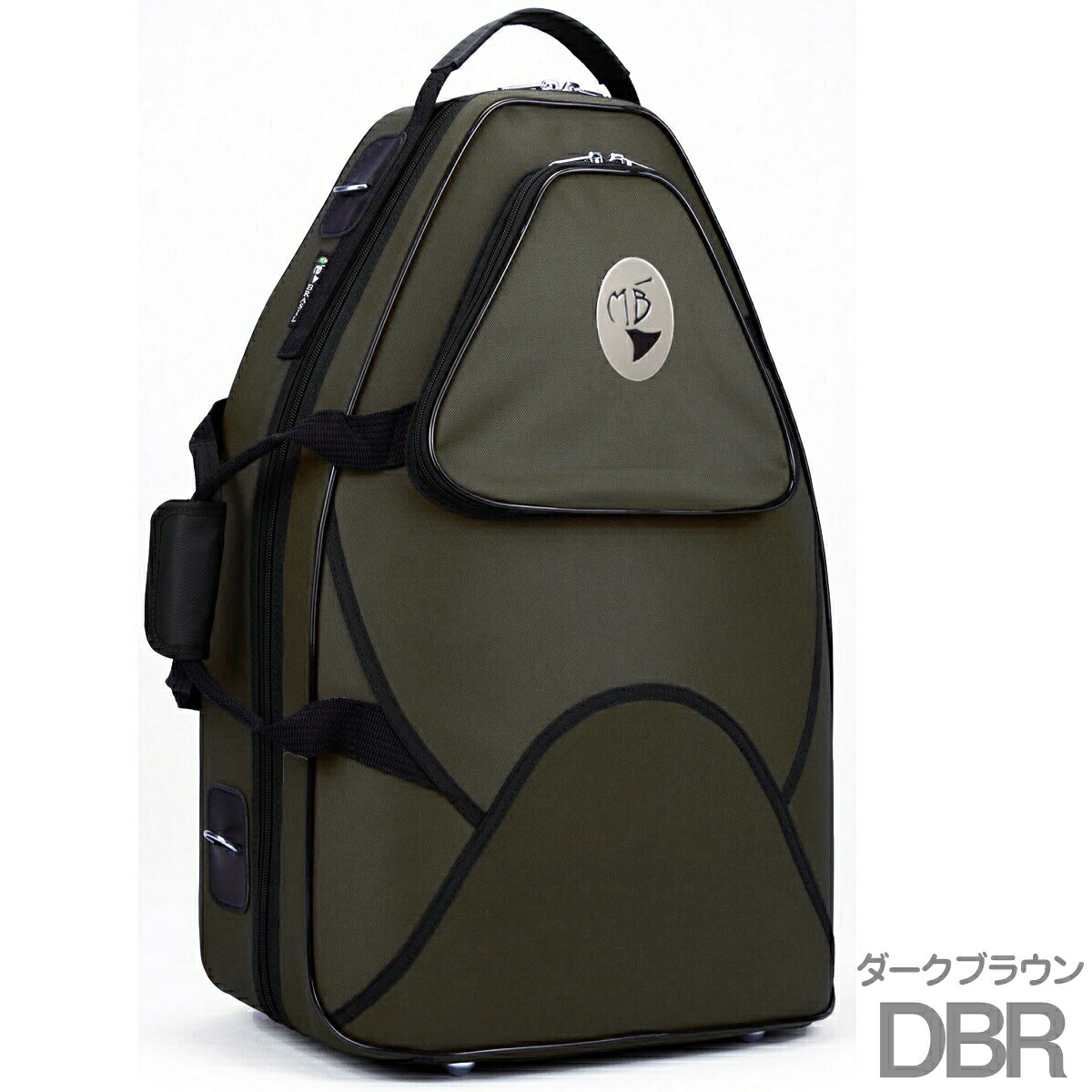 Marcus Bonna マーカスボナ MB5st DBR デタッチャブル ホルン ケース ダークブラウン ナイロン セミハード ベルカット 縦置き　以下対応不可 北海道 沖縄 離島 代引き 64,735円