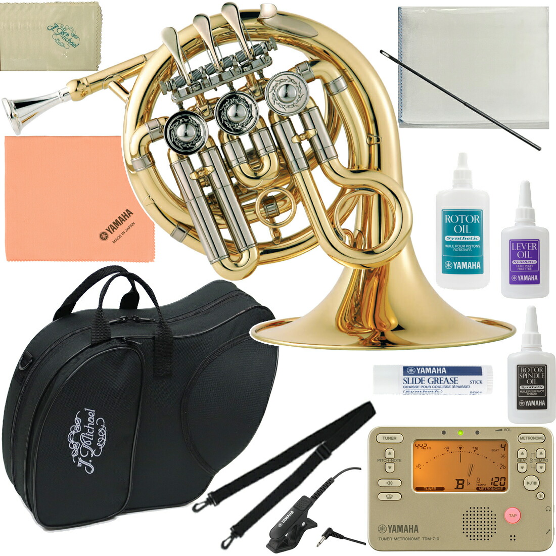 楽天市場】J Michael Jマイケル 3年保証 PFH-500 ポケットホルン