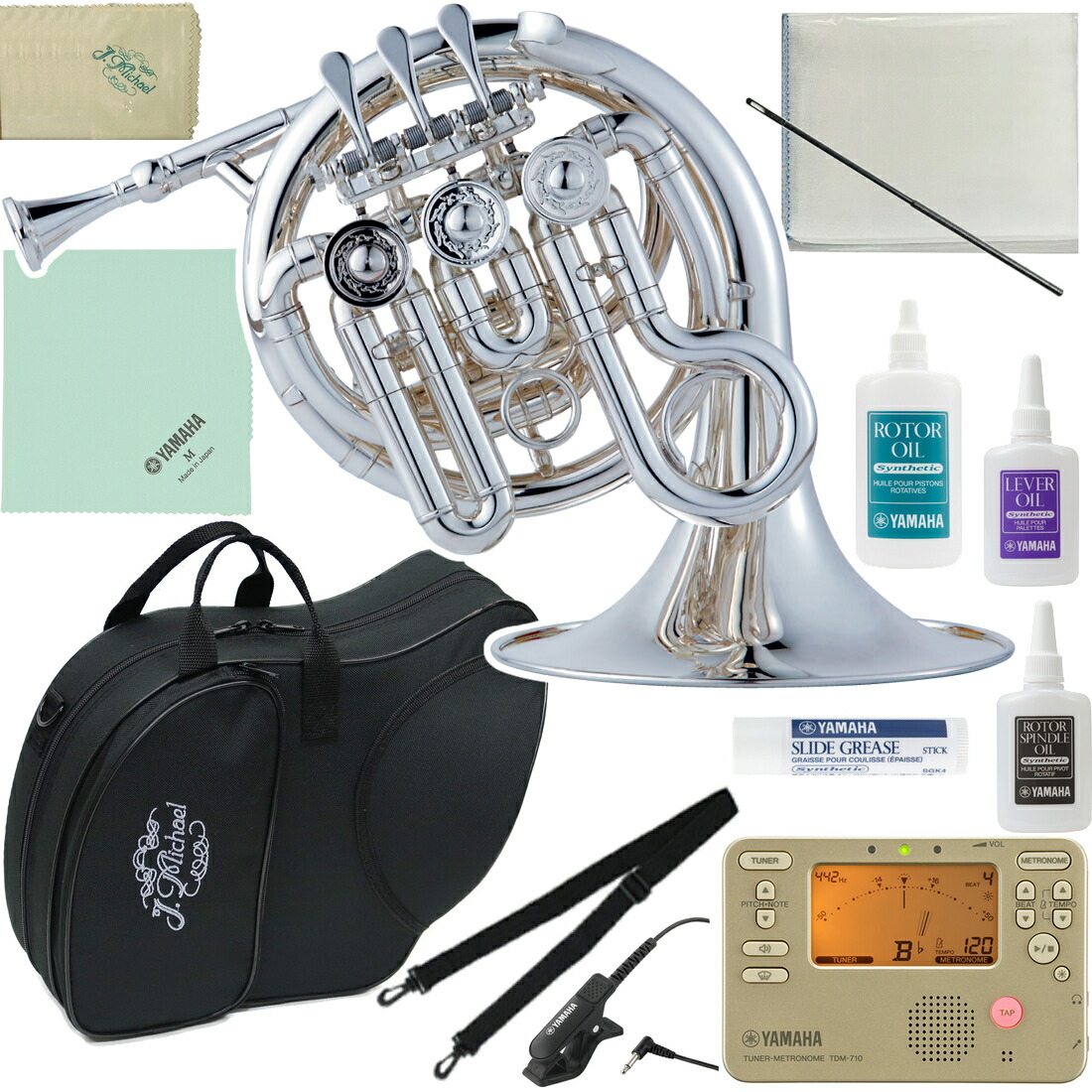 楽天市場】J Michael Jマイケル 3年保証 PFH-500 ポケットホルン