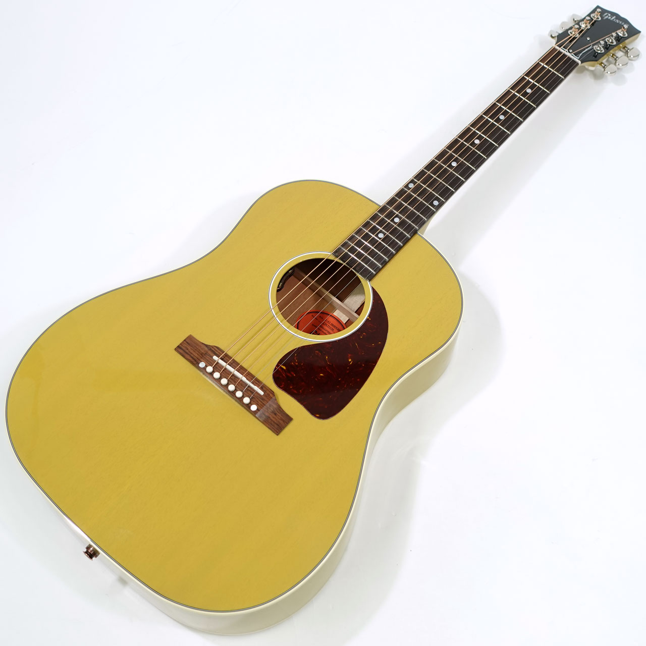 Gibson ギブソン J-45 All Mahogany TV Yellow Gloss NH Custom Shop Greatest Hits USA アコースティックギター 限定生産モデル 23435126