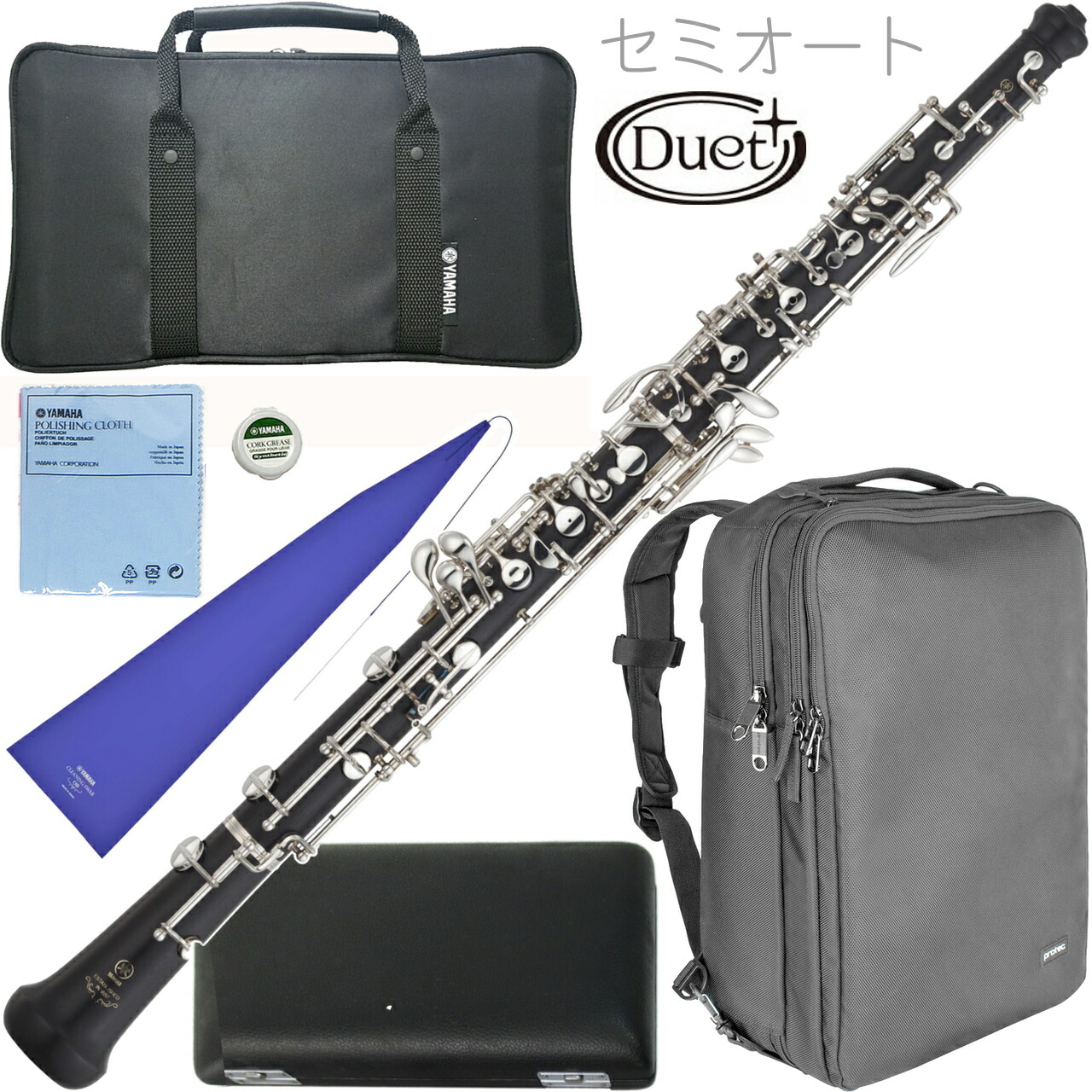 YAMAHA ヤマハ 5年保証サービス対象 YOB-431M オーボエ 木製 デュエットプラス セミオートマティック Oboe セットC 以下対応不可 北海道 沖縄 離島 代引き|ワタナベ楽器 SHOP