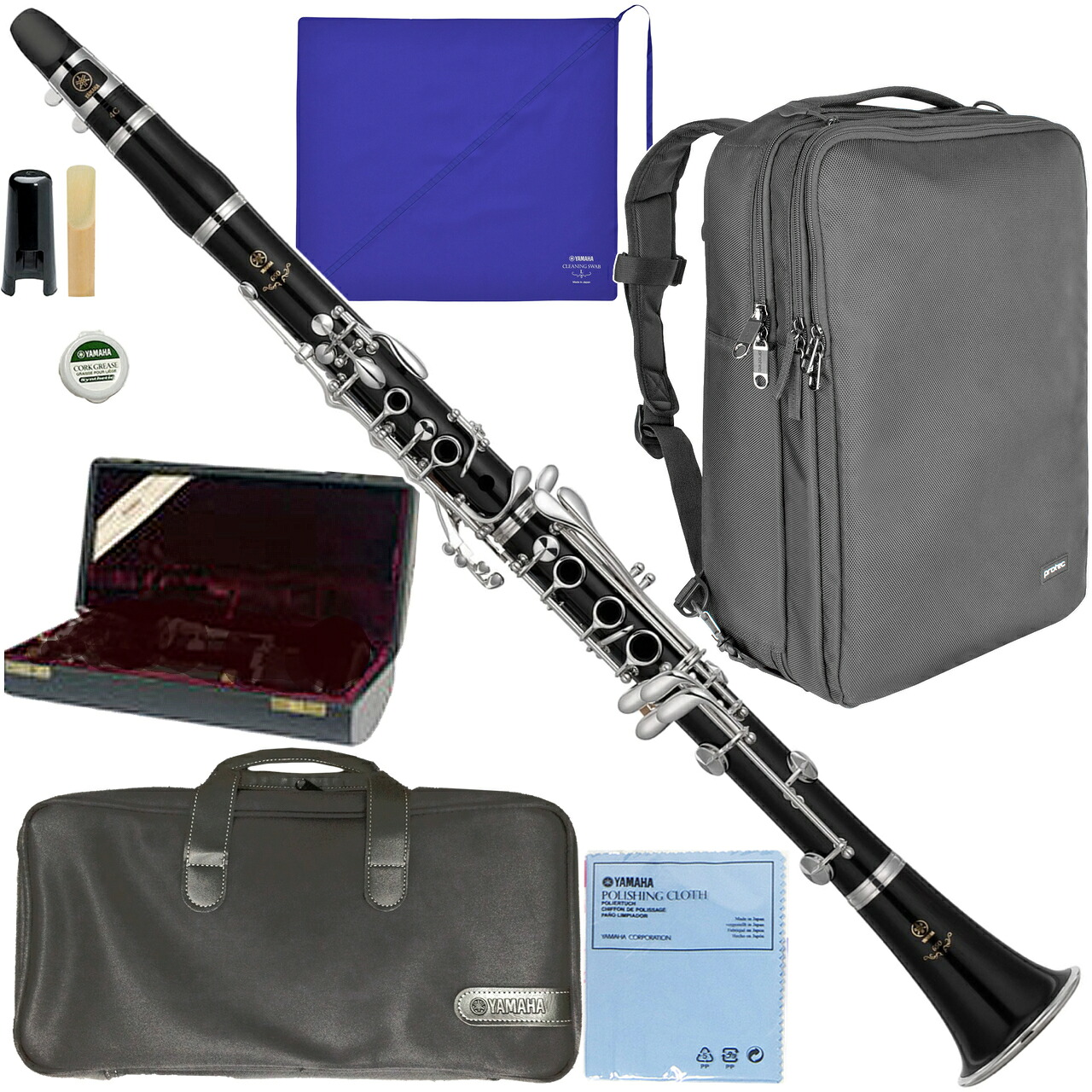 YAMAHA ヤマハ 5年保証サービス対象 YCL-650 B♭ クラリネット 木製 管楽器 clarinet セット H　以下対応不可 北海道 沖縄 離島 代引き