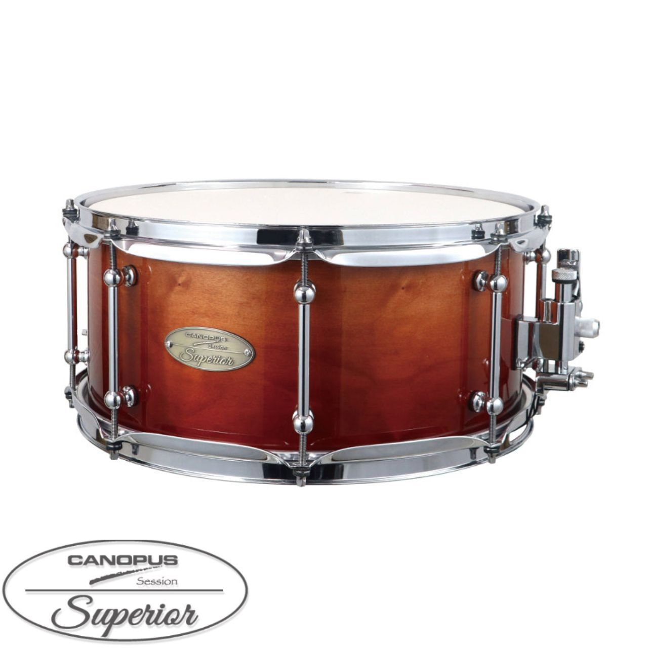 Canopus カノウプス SM-1465 SP-RBF Russet Brown Fade LQ Session Superior Snare Drum【SM-1465 SP-RBF】 スネア ドラム