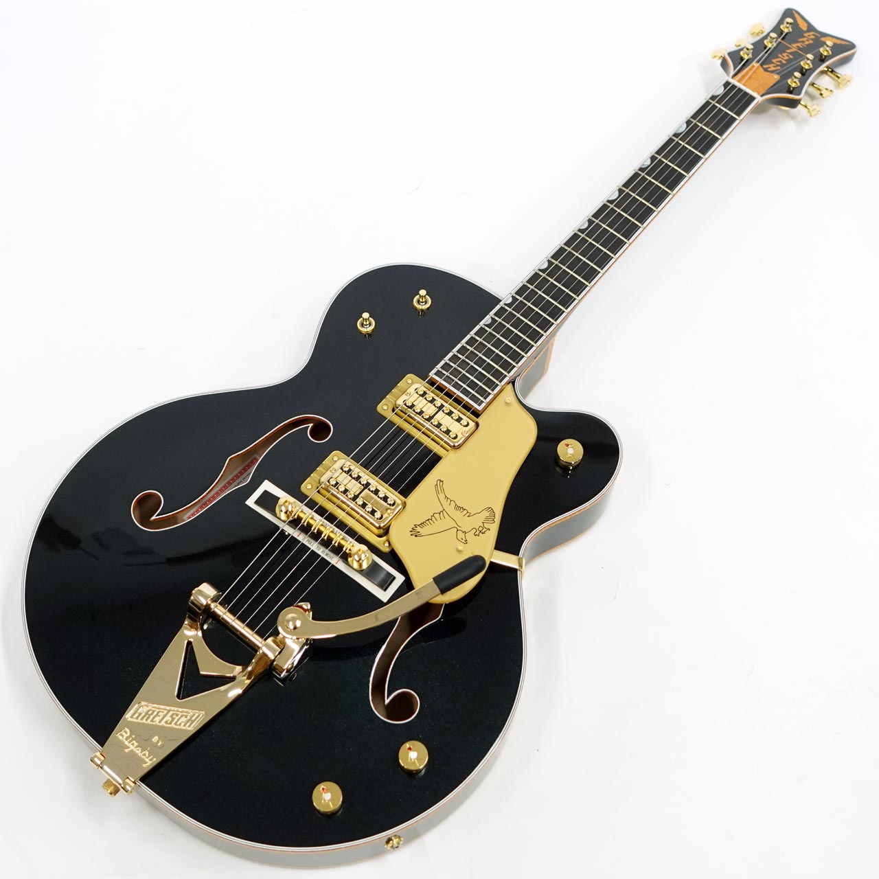 GRETSCH グレッチ G6136TG-58 Limited Edition 1958 Custom Falcon Emerald Night 限定 ファルコン・ダブルカッタウェイ 国産 ホロウボディ｜ワタナベ楽器　ＳＨＯＰ