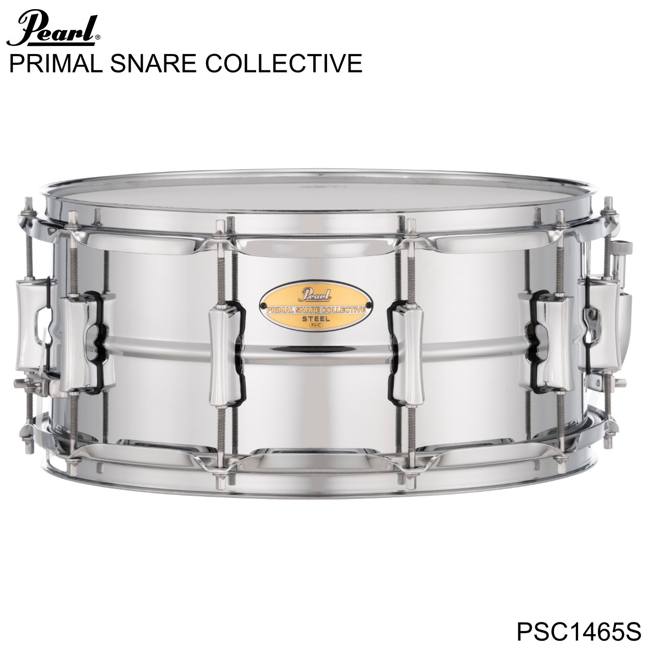 Pearl パール 即納可能 限定品 PRIMAL SNARE COLLECTIVE PSC1465S スチール ドラム スネア 【PSC1465S】【在庫有り 】 コスパ 限定 初心者 初めての1台｜ワタナベ楽器　ＳＨＯＰ 18,978円