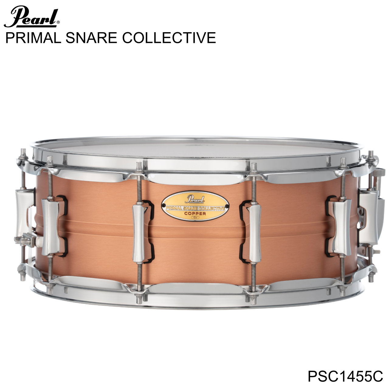 Pearl パール 即納可能 限定品 PRIMAL SNARE COLLECTIVE PSC1455C コパー ドラム スネア 【PSC1455C】【在庫有り 】 コスパ 限定 初心者 初めての1台｜ワタナベ楽器　ＳＨＯＰ 32,175円