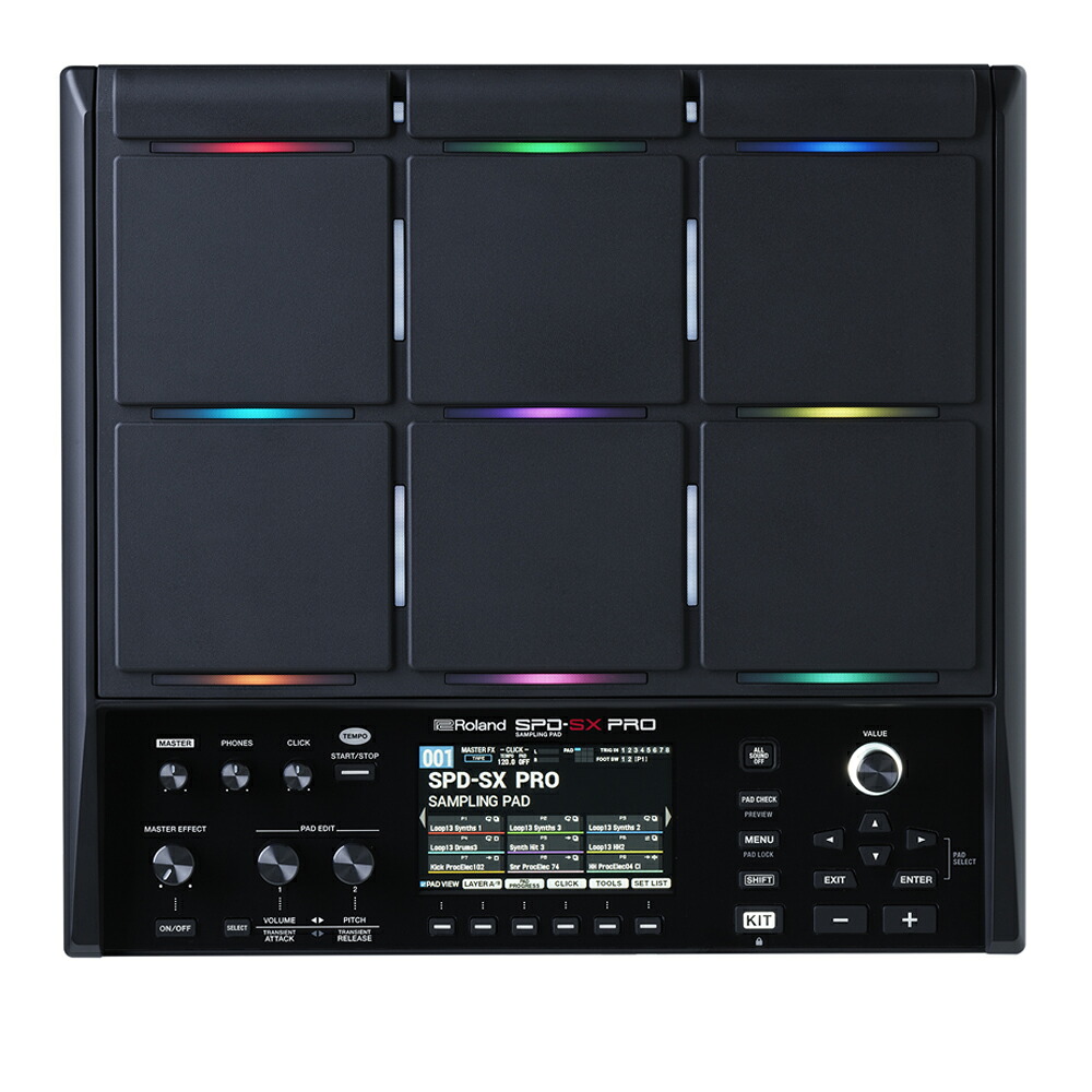 Roland ローランド 1台限定 開封品 アウトレット SPD-SX PRO【SPD-SX PRO】【 タイムセール ボーナス セール 在庫有り 】 サンプリングパッド 定番 同期 パーカッション 電子ドラム エレドラ ドラム｜ワタナベ楽器　ＳＨＯＰ