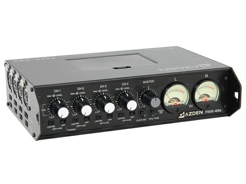 楽天市場】AZDEN アツデン FMX-32a ◇ 3チャンネル ポータブルミキサー