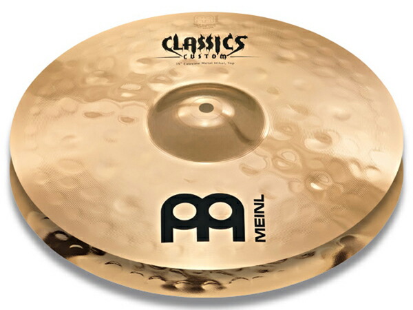 Meinl マイネル CC14EMH-B(PAIR) Classics Custom Extreme Metal ハイハット【CC14EMH-B】 定番 スタジオ ライブハウス コスパ