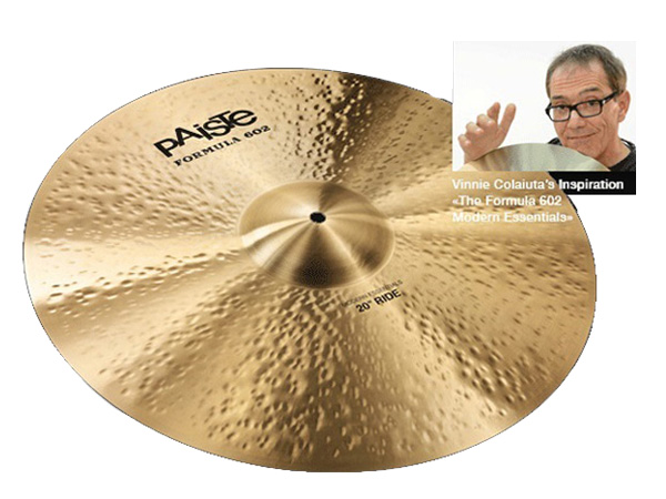 Paiste パイステ FORMULA 602 ライド MODREN シンバル ESSENTIALS RIDE