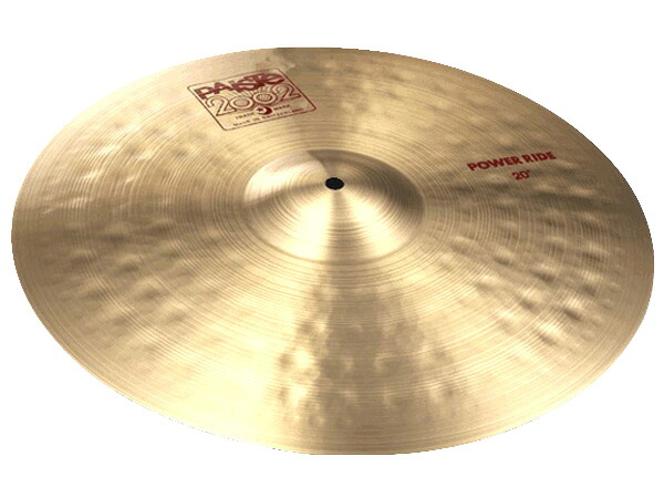 Paiste パイステ 2002 Power Ride 20【パワー・ライド シンバル 20インチ】【2002 P.C 20】【クリーナー クロス 付 7月11日時点メーカー在庫あり 】 ドラム シンバル｜ワタナベ楽器　ＳＨＯＰ 42,114円