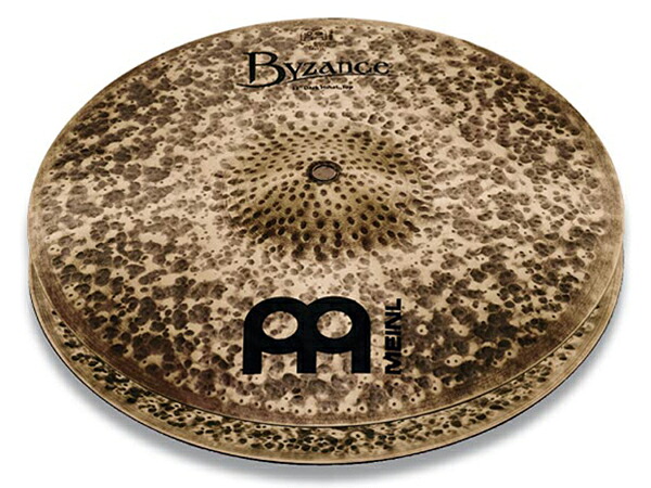 Meinl マイネル B14DAH(PAIR) Byzance Dark ハイハット【B14DAH】【クリーナー クロス 付 】 ドラム シンバル バイザンス