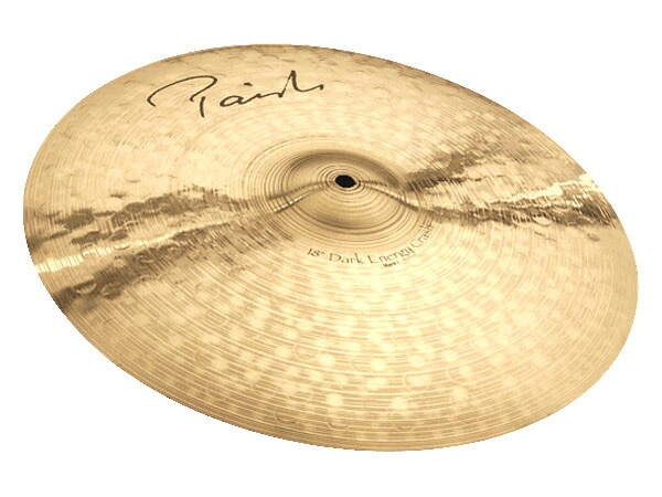 Paiste パイステ SIGNATURE DARK ENERGY CRASH MARK1 18" ダーククラッシュ 【DARK-ENG MK1 C 18】【 7月11日時点メーカー在庫あり クリーナー クロス 付 】 ドラム シンバル｜ワタナベ楽器　ＳＨＯＰ