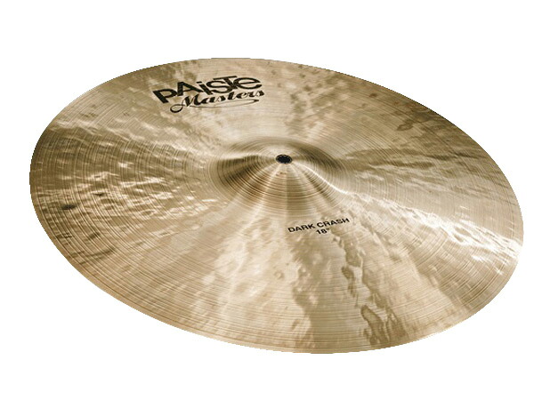 Paiste パイステ MASTERS DARK CRASH 18" マスターズダーク クラッシュ【MASTERS DARK.C 18】【 7月11日時点メーカー在庫あり クリーナー クロス 付 】 ドラム シンバル|ワタナベ楽器 SHOP