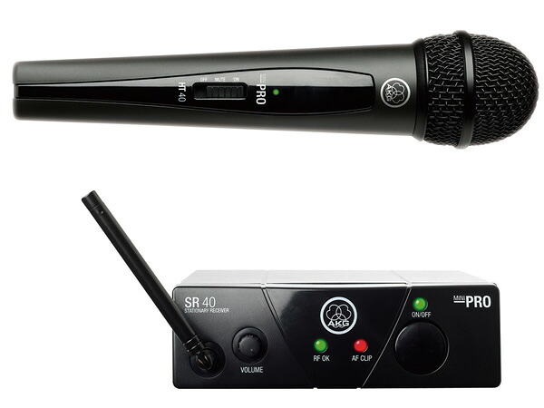 AKG エーケージー WMS40 PRO MINI VOCAL SET ( JP1：808.625MHz ) ◆ ワイヤレスシステム 1チャンネルモデル【4月3日時点、在庫あり 】
