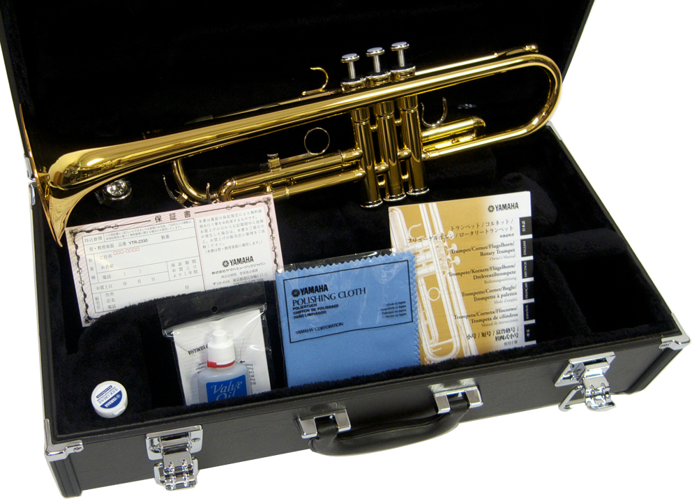 YAMAHA ヤマハ YTR-2330 YTR-2330-01 B♭Trumpets セット ゴールド