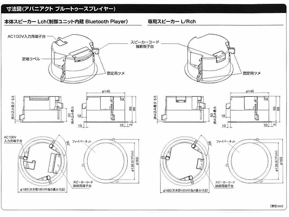 Abaniact アバニアクト ABP-R03-MS Bluetooth 4SPセット