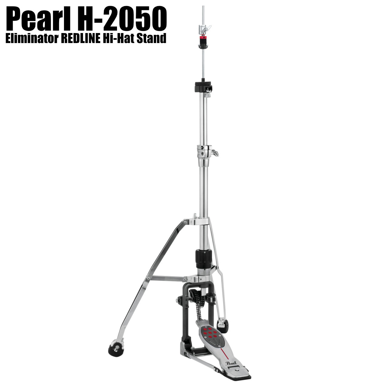 Pearl パール H-2050 ELIMINATOR HI-HAT STAND【H-2050】【 7月11日時点メーカー在庫あり 】 ドラム スタンド ハイハット 安定 ダブルレッグ｜ワタナベ楽器　ＳＨＯＰ