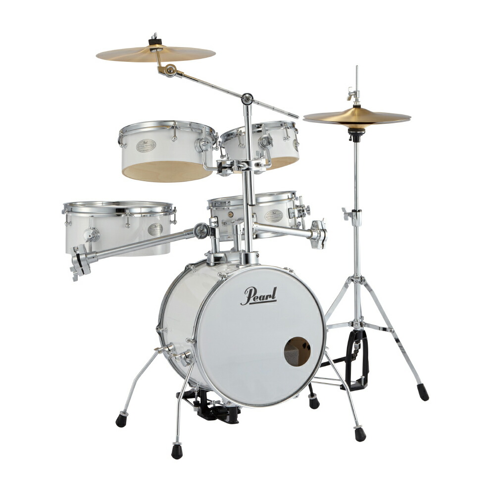 子ども用 Pearl リズムトラベラー パール 33 ピュアホワイト 3sキッズ用 Version Rt 645n C ドラムセット