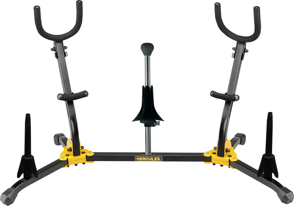 Hercules ハーキュレス DS538B 5本立て マルチ スタンド multi saxophone stands flute clarinet アルト テナー ソプラノ クラリネット フルート　北海道 沖縄 離島不可｜ワタナベ楽器　ＳＨＯＰ