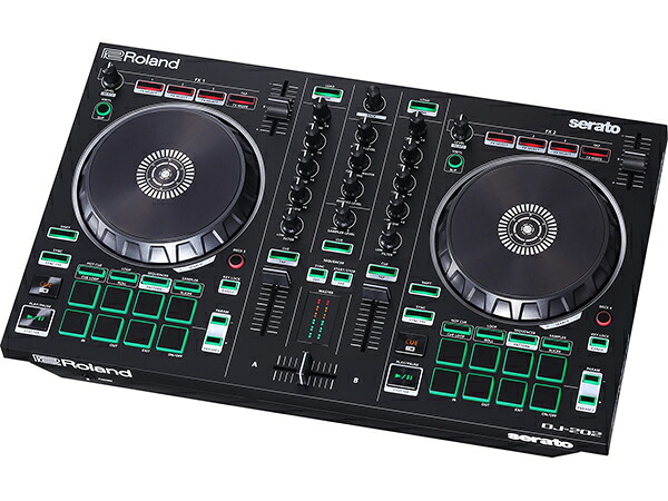 Roland ローランド DJ-202 AIRA 2CH DJコントローラ Serato DJ Lite対応【納期未定 】 ◆【 送料無料 】【 DJ コントローラー】｜ワタナベ楽器　ＳＨＯＰ