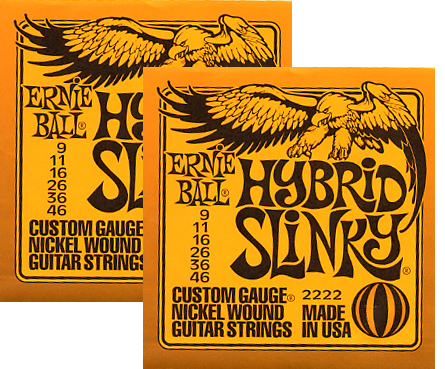 楽天市場 Dt Ernie Ball 22 Paradigm Hybrid Slinky 009 046 アーニーボール パラダイム エレキ ギター弦 ギターパーツの店 ダブルトラブル